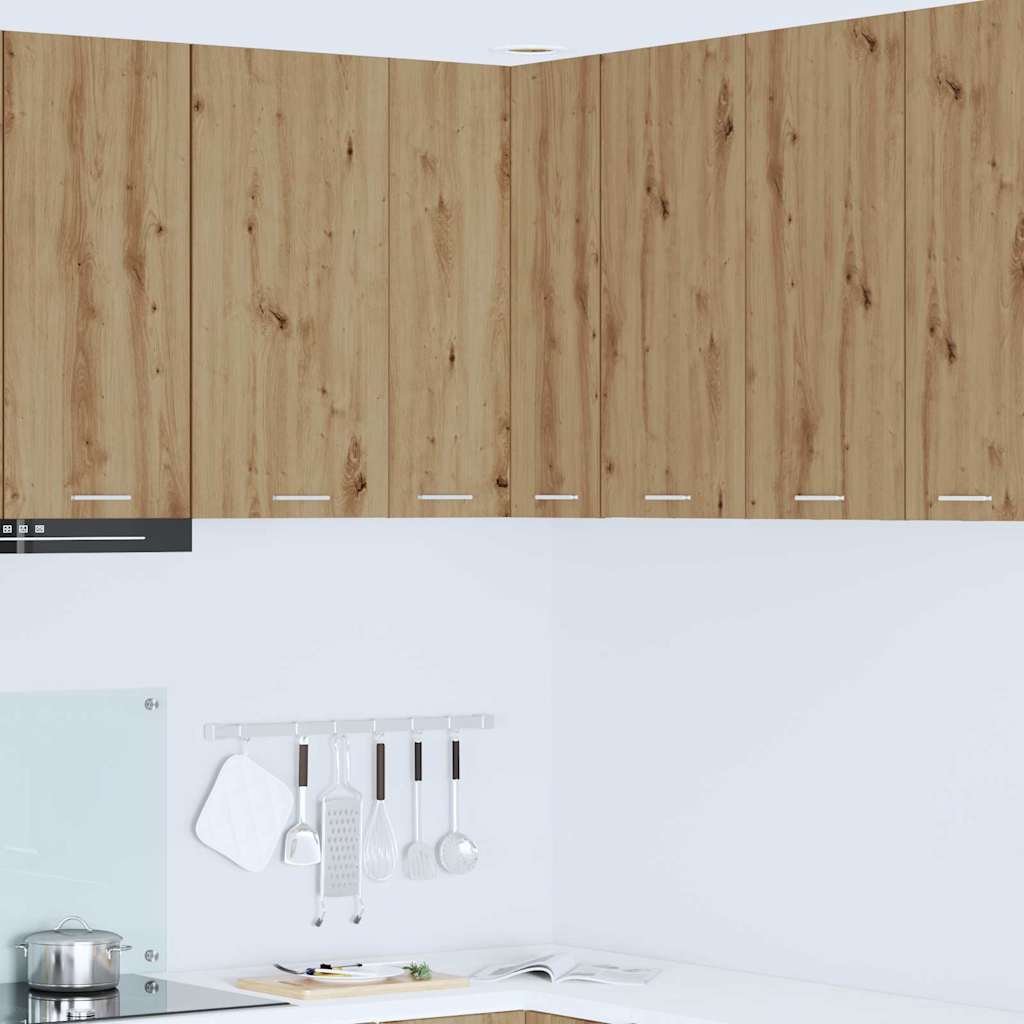 vidaXL Mueble colgante Riga Roble Artesano y 57 x 57 x 80 cm