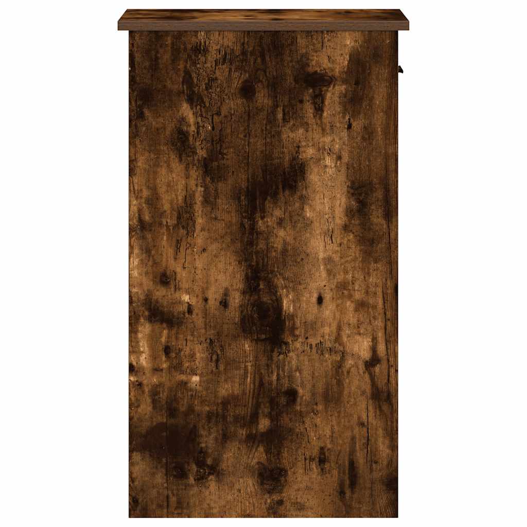 vidaXL Torre de ordenador con cajón roble ahumado 35x45x77 cm - Image 6