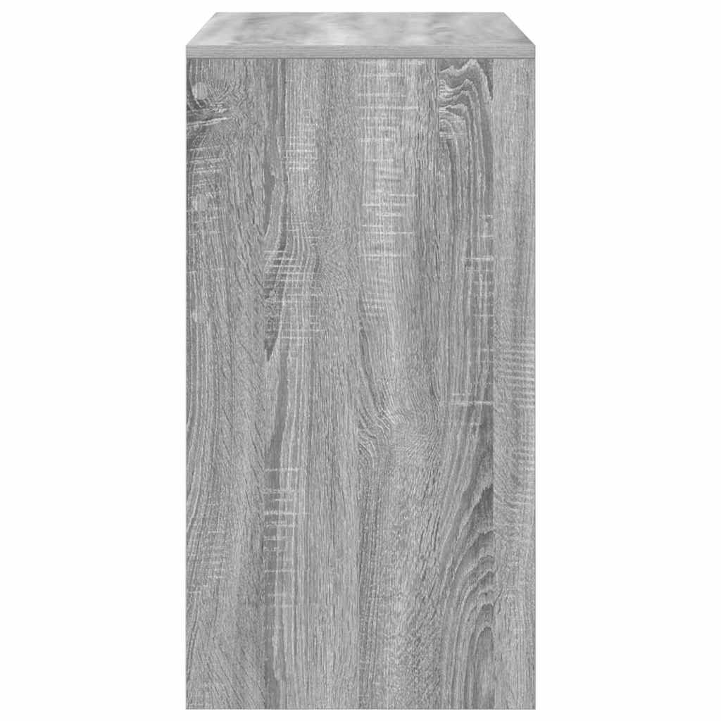 vidaXL Escritorio Gris Sonoma 70 x 40 x 76 cm - Image 6