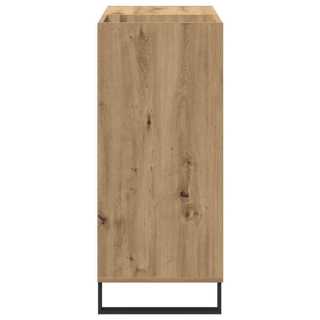 vidaXL Mueble para discos de vinilo Roble artisan 85 x 38 x 89 cm - Image 6