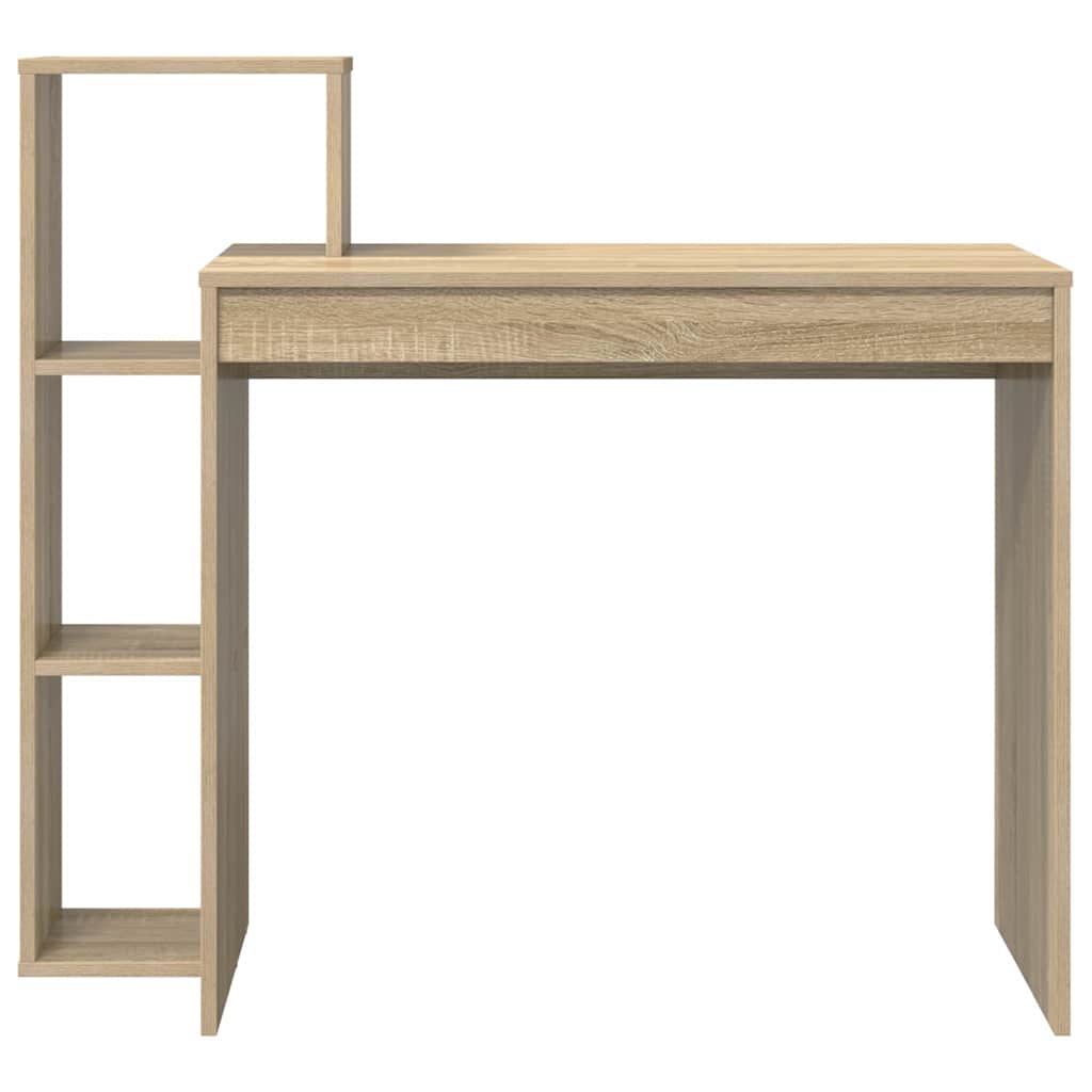 vidaXL Escritorio Roble Sonoma 100 x 40 x 90 cm Madera de ingeniería - Image 5