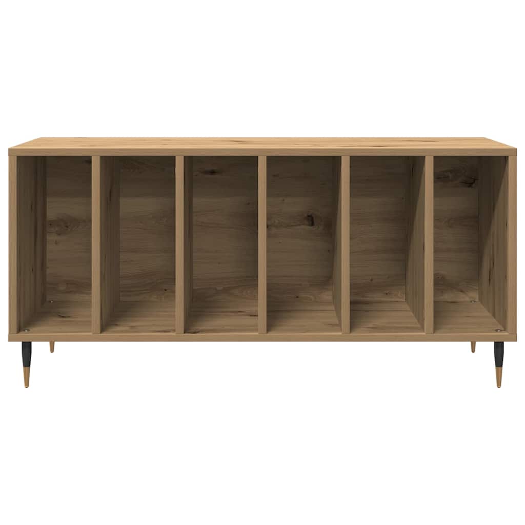 vidaXL Mueble para discos de vinilo Roble artisan 100 x 38 x 48 cm - Image 5