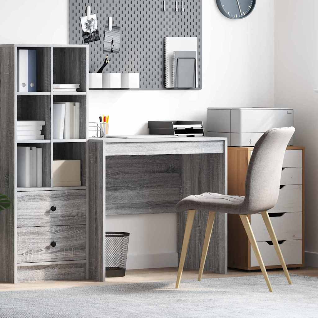 vidaXL Escritorio Gris Sonoma 80 x 50 x 76 cm