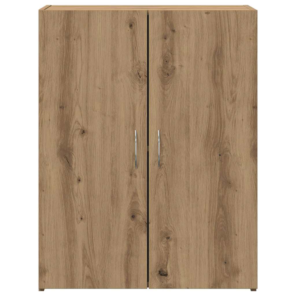vidaXL Gabinete de oficina con estante Roble artisan 60 x 32 x 77.5 - Image 6