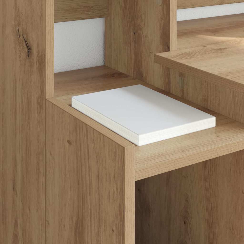 vidaXL Escritorio Roble artisan 97 x 45 x 90 cm Madera contrachapada - Image 5