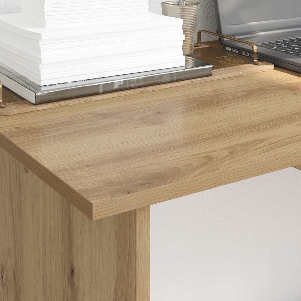 vidaXL Escritorio Roble artisan 100 x 50 x 76 cm Madera contrachapada - Image 4
