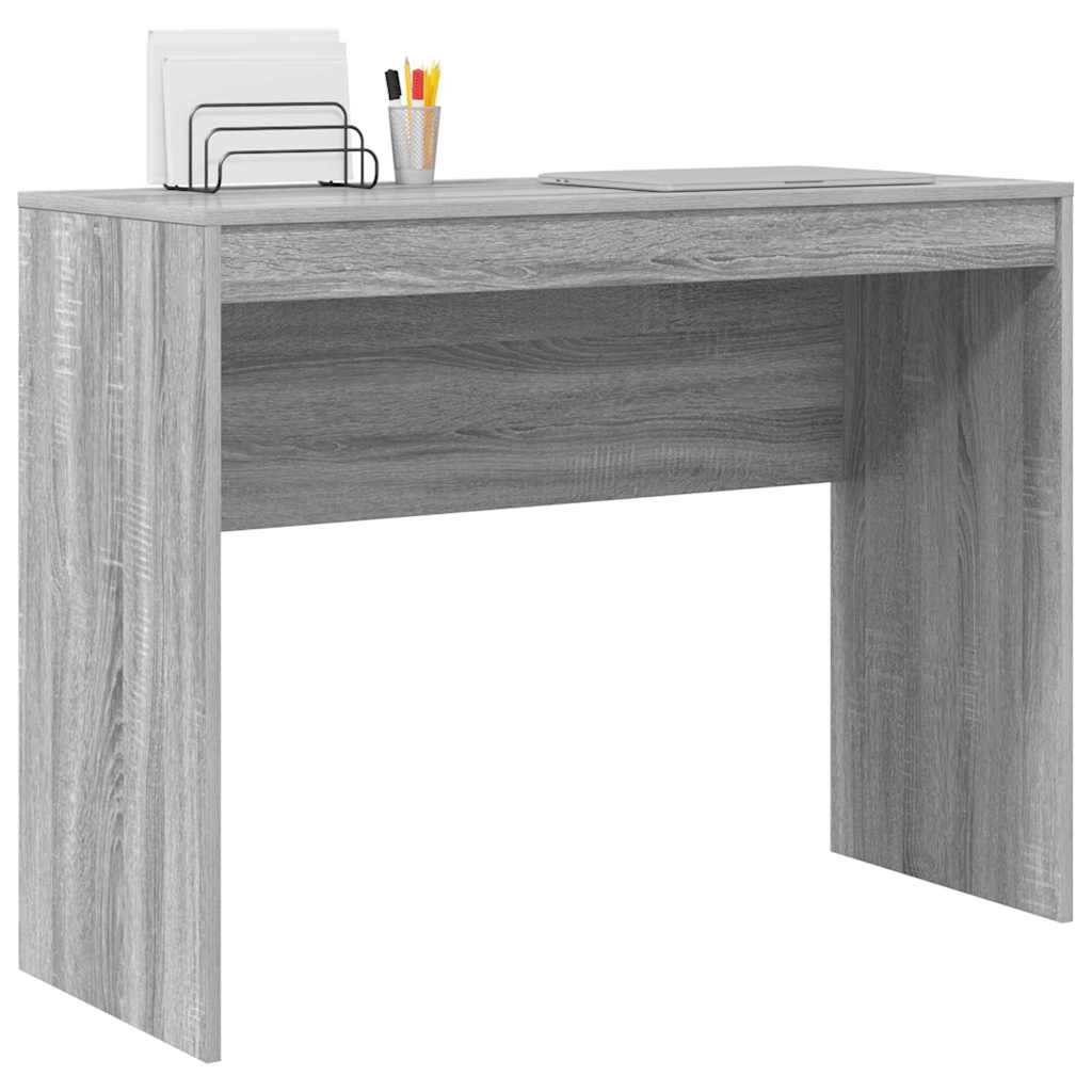 vidaXL Escritorio Gris Sonoma 100 x 40 x 76 cm - Image 3