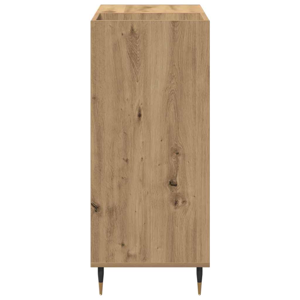 vidaXL Mueble para discos de vinilo Roble artisan 85 x 38 x 89 cm - Image 6