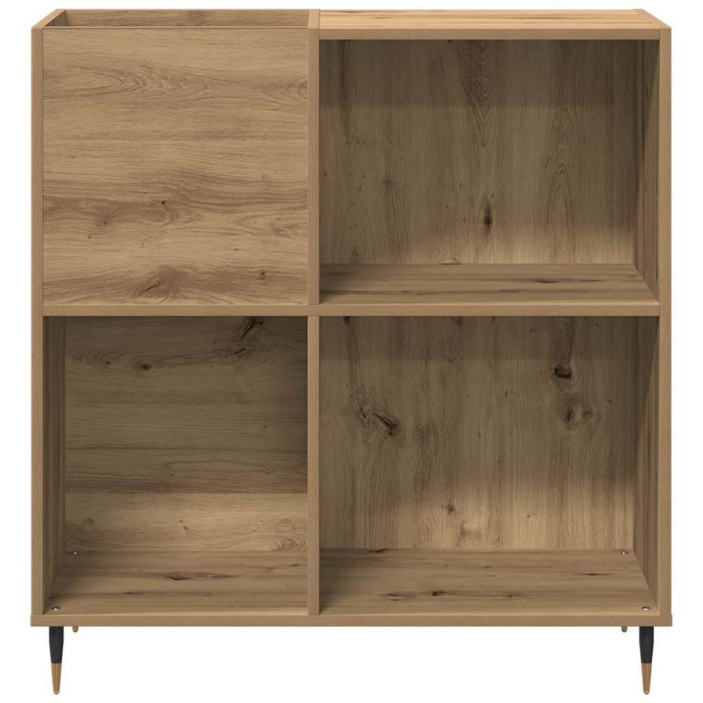 vidaXL Mueble para discos de vinilo Roble artisan 85 x 38 x 89 cm - Image 5