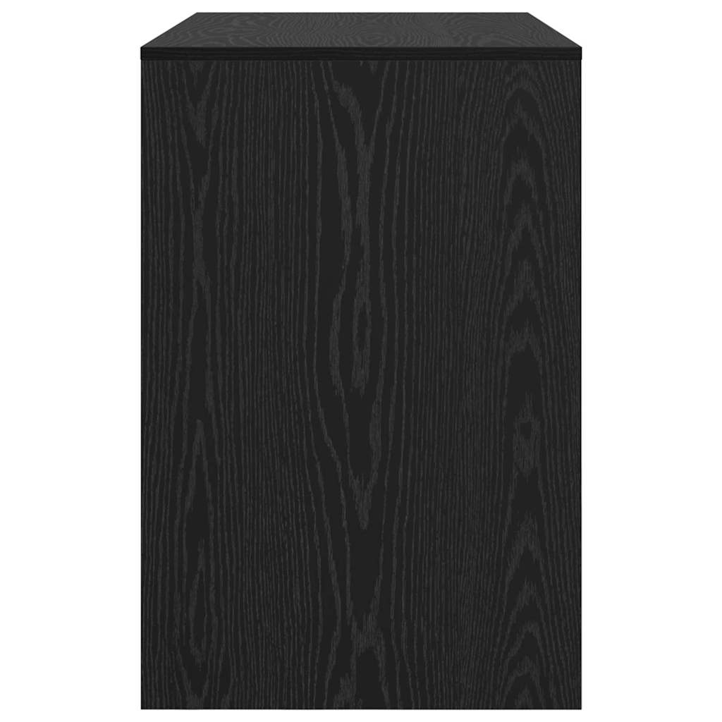 vidaXL Escritorio Roble Negro 102 x 50 x 75 cm Madera de ingeniería - Image 6