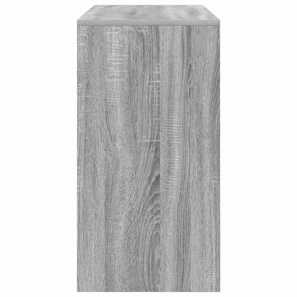 vidaXL Escritorio Gris Sonoma 100 x 40 x 76 cm - Image 6