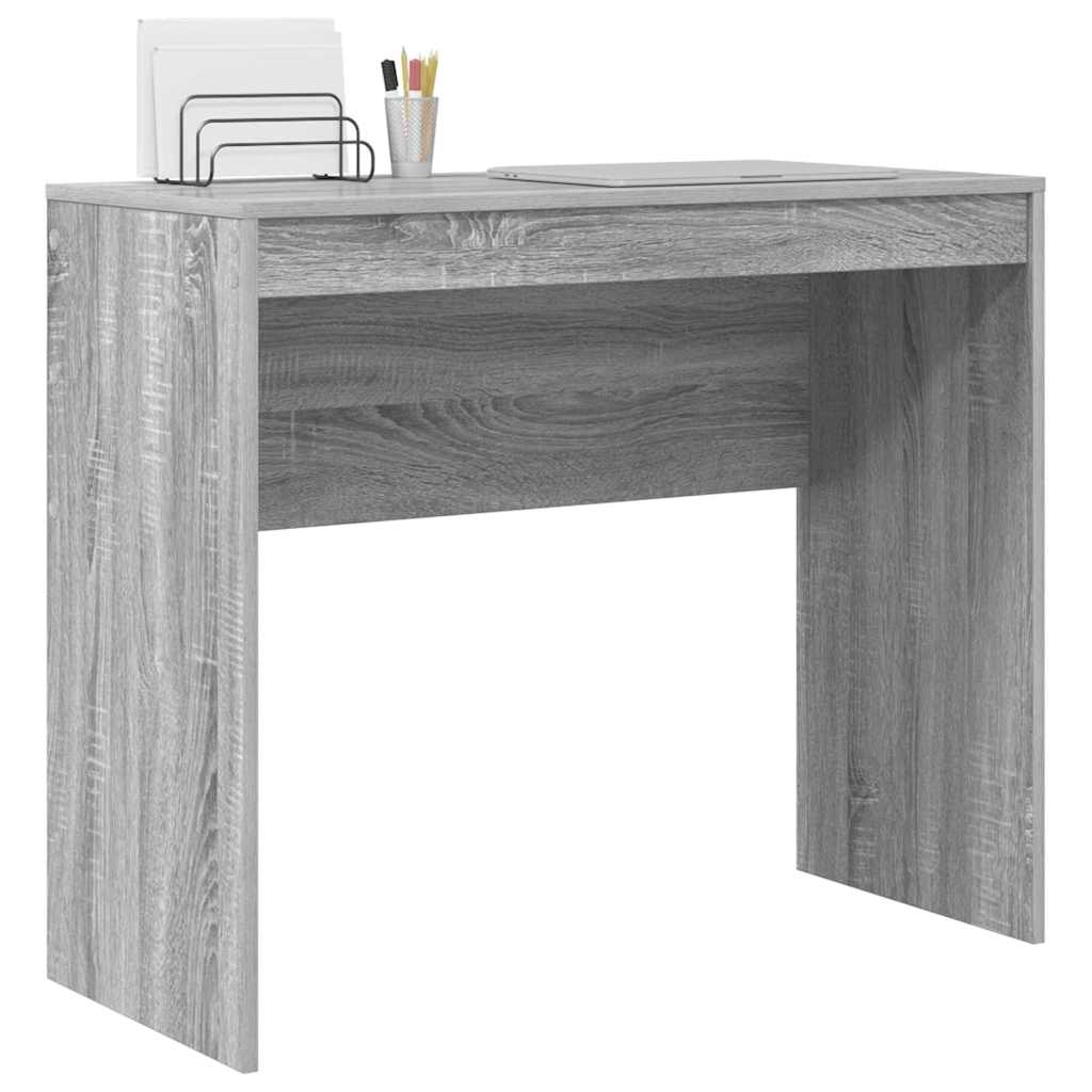 vidaXL Escritorio Gris Sonoma 90 x 40 x 76 cm - Image 3