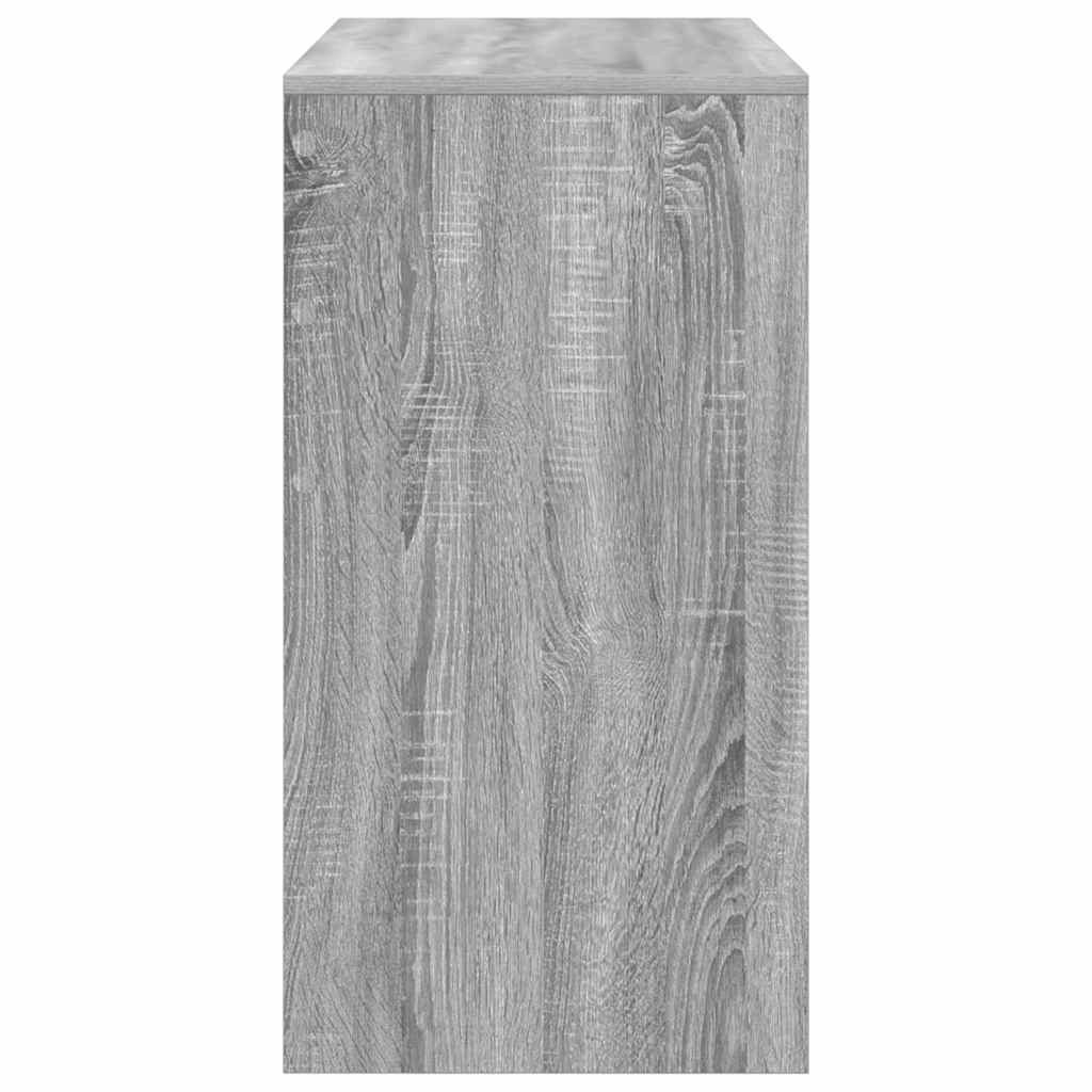 vidaXL Escritorio Gris Sonoma 90 x 40 x 76 cm - Image 6