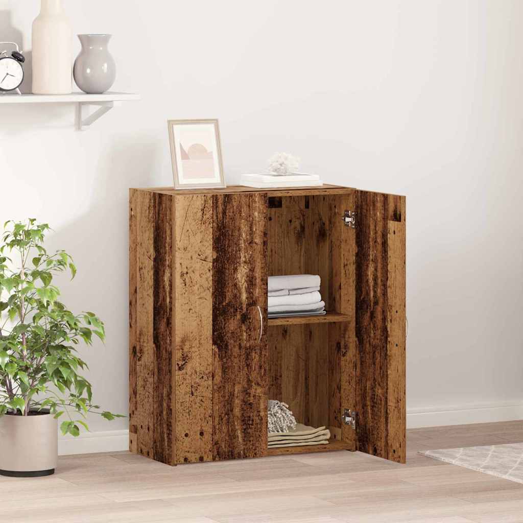 vidaXL Gabinete de oficina con estante Madera vieja 60 x 32 x 77.5 - Image 4