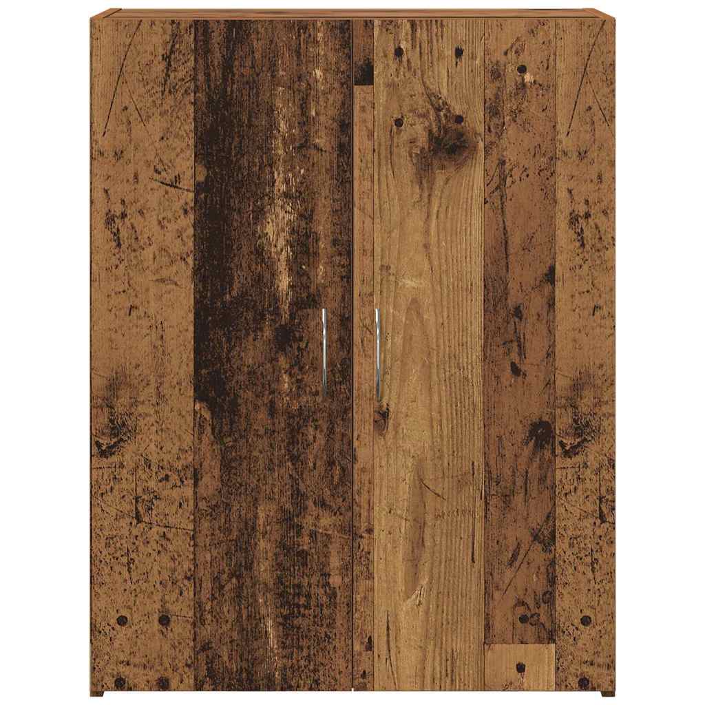 vidaXL Gabinete de oficina con estante Madera vieja 60 x 32 x 77.5 - Image 6