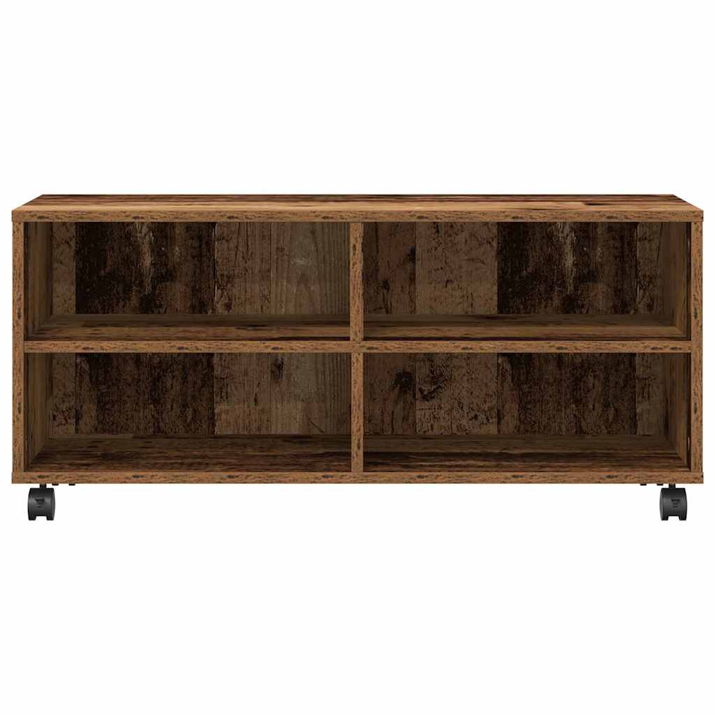 vidaXL Gabinete de TV Marrón 90 x 35 x 40.5 cm Madera contrachapada - Image 5