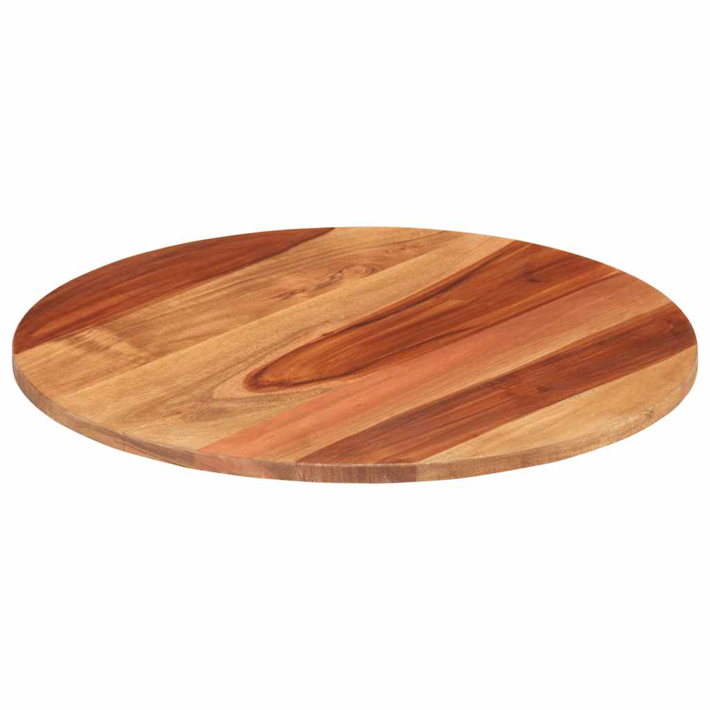 vidaXL Tablero de mesa redonda madera maciza de acacia 15-16 mm 50 cm