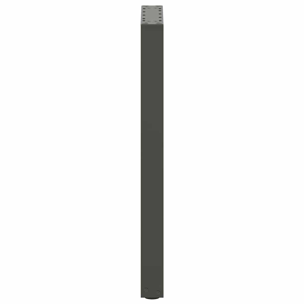 vidaXL Patas para consola en forma de U (2 unidades), antracita, 38 x (72-73) cm, acero - Image 6