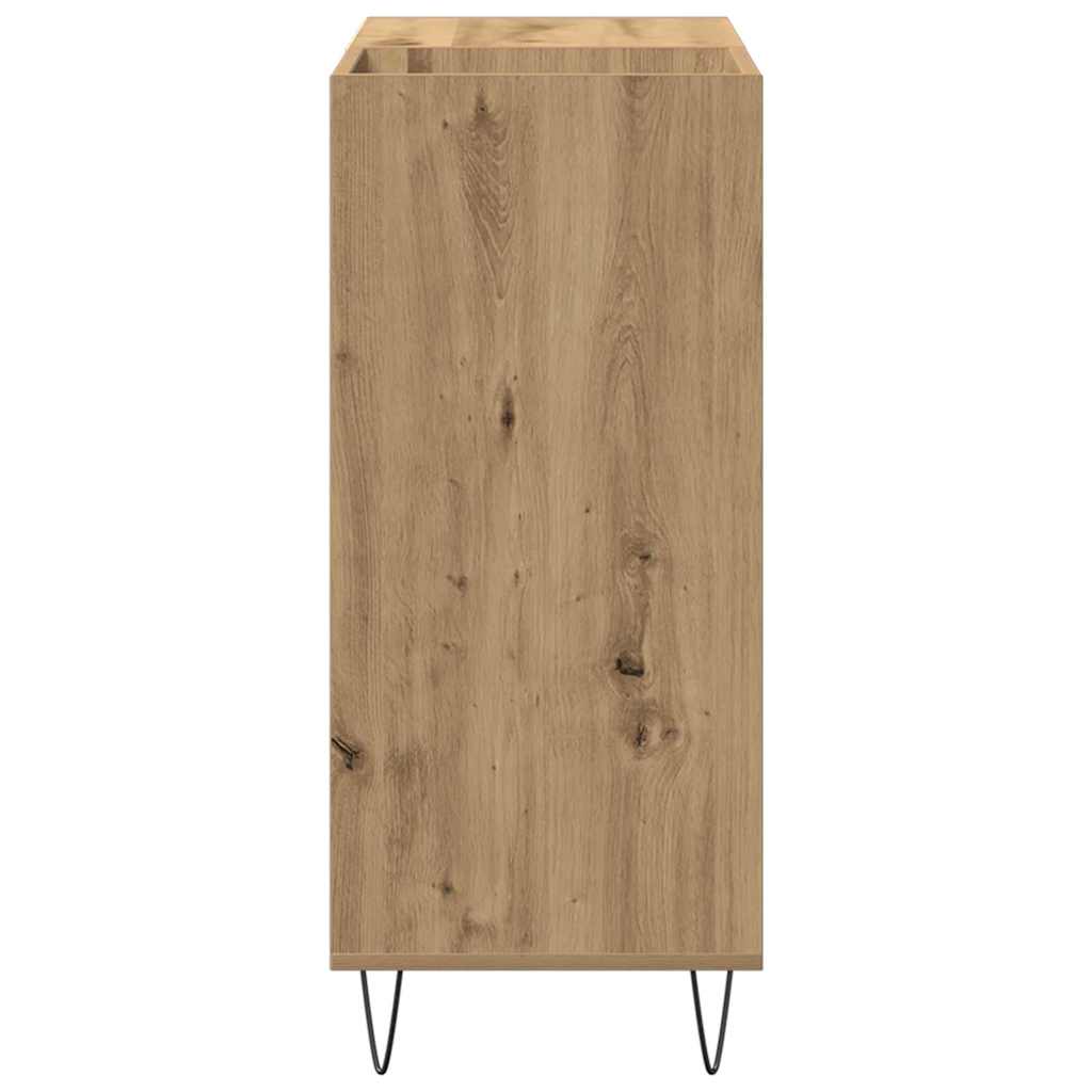vidaXL Mueble para discos de vinilo Roble artisan 85 x 38 x 89 cm - Image 6