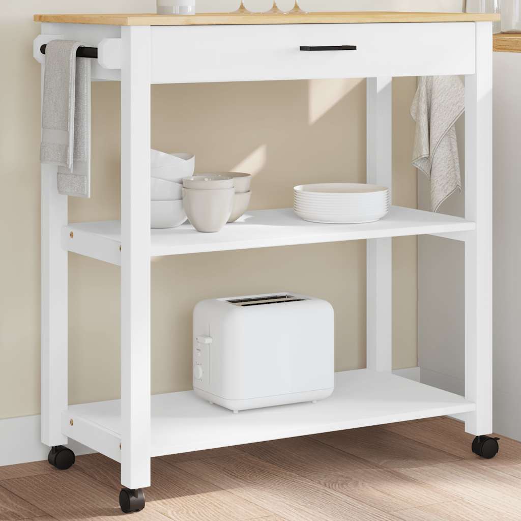 vidaXL Küchenwagen MONZA 84x40x88,5 cm Massivholz Kiefer