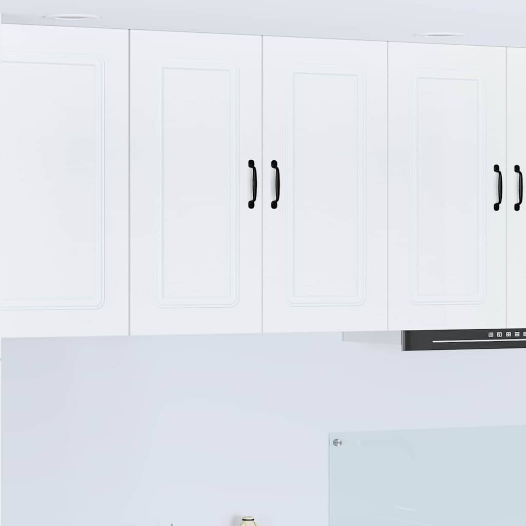 vidaXL Küchenwandschrank mit Regal Weiß 80 x 31 x 80 cm Holzwerkstoff