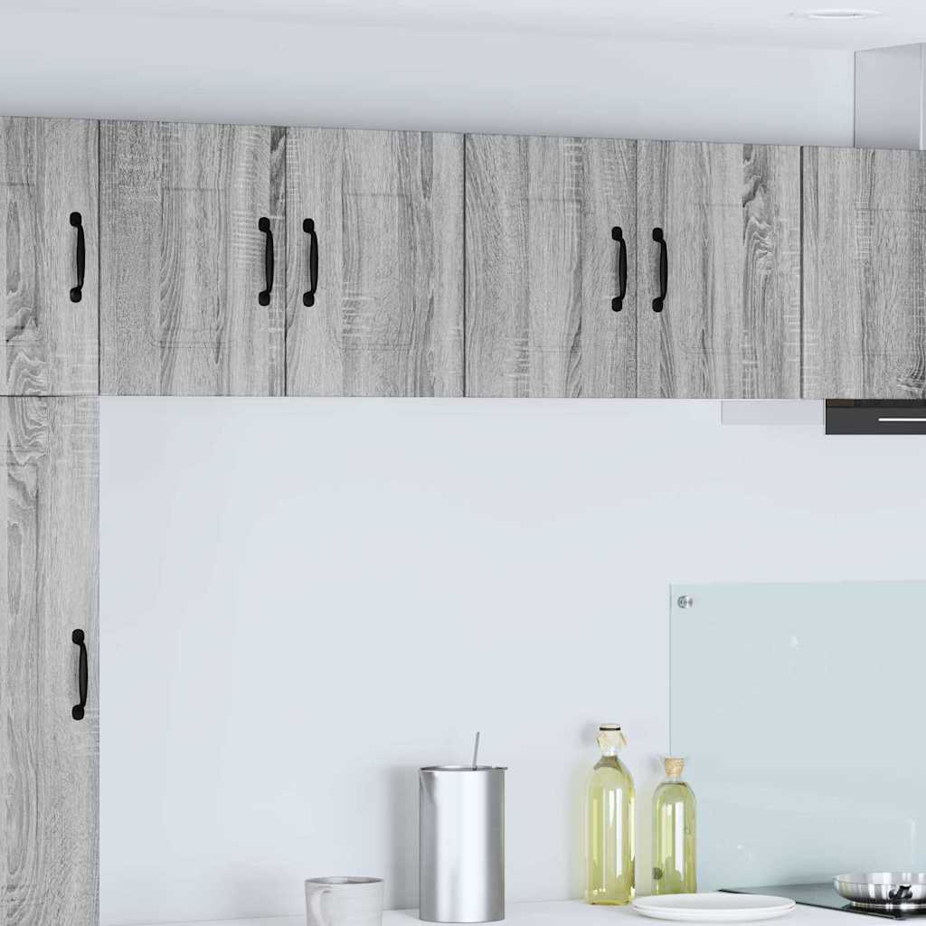 vidaXL Küchenwandschrank Graues Sonoma 60 x 31 x 40 cm Holzwerkstoff