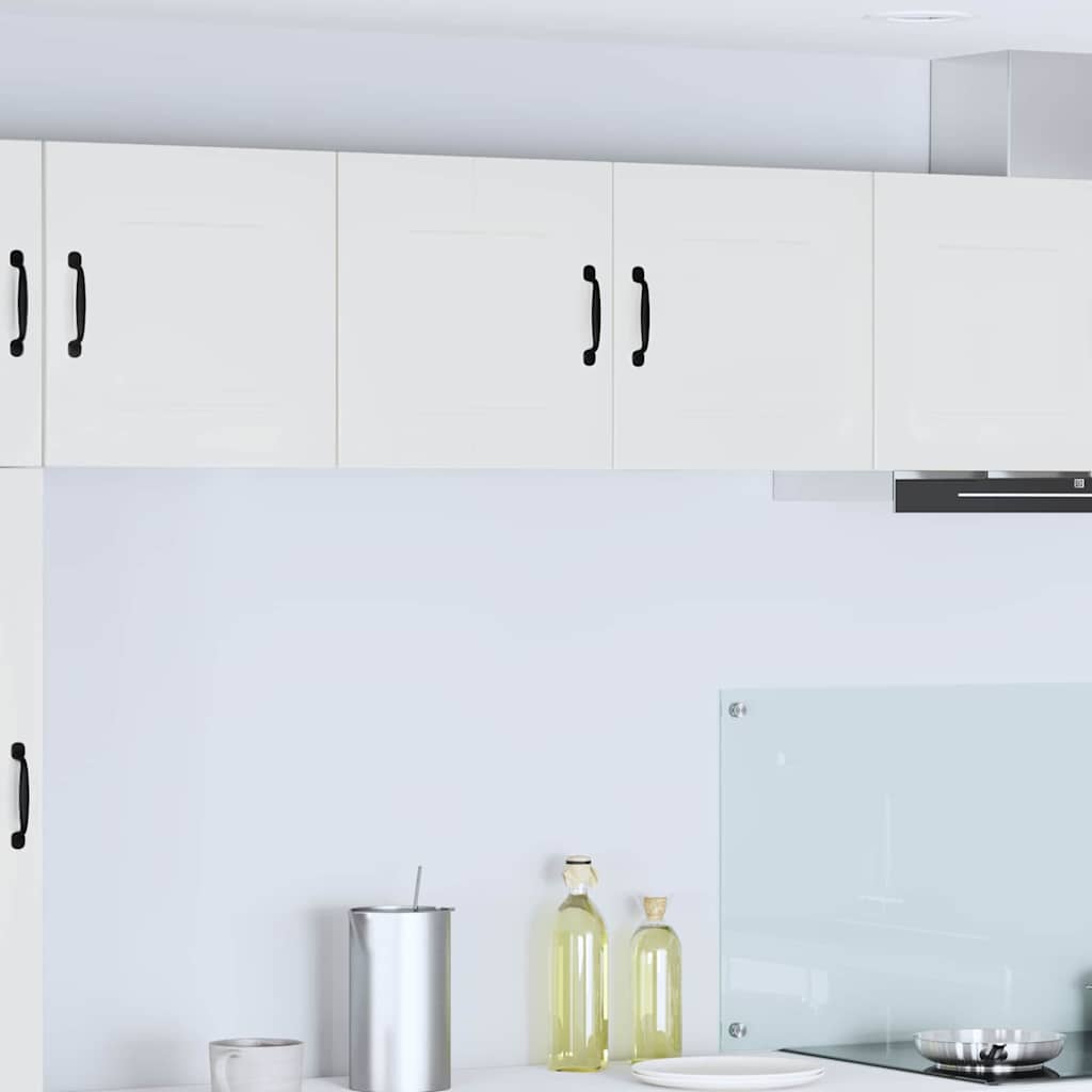vidaXL Küchenwandschrank Hochglanz Weiß 80 x 31 x 40 cm Holzwerkstoff