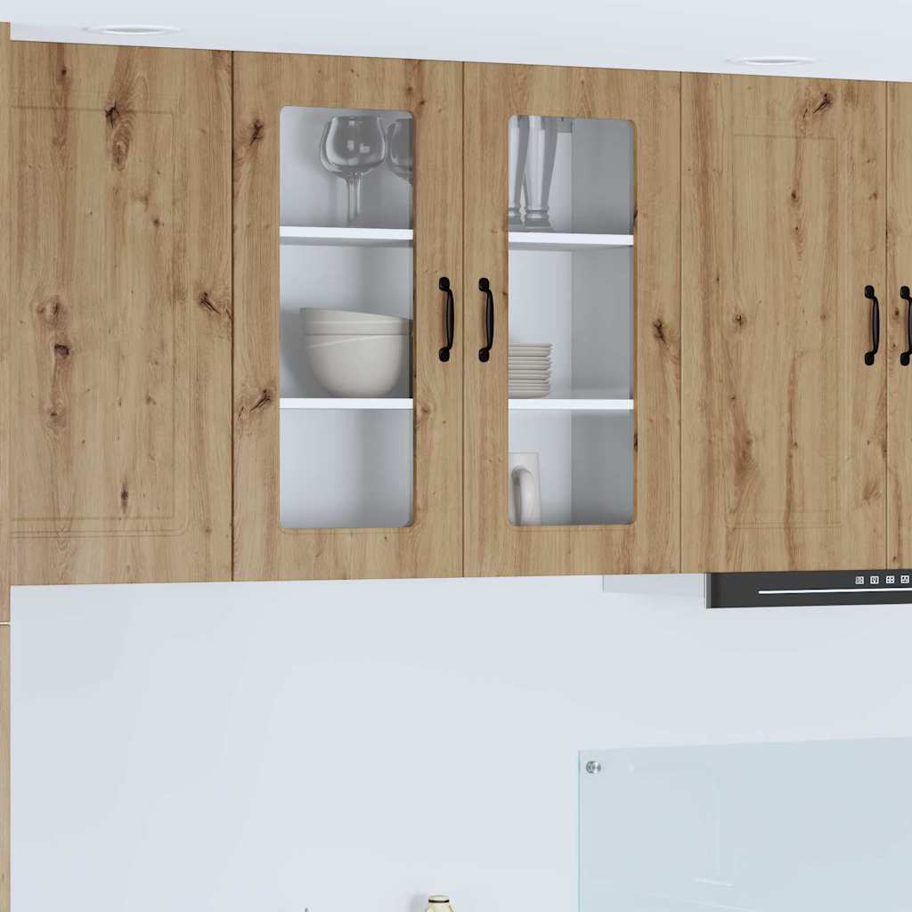 vidaXL Küchenwandschrank Artisan-Eiche 80 x 31 x 80 cm Holzwerkstoff
