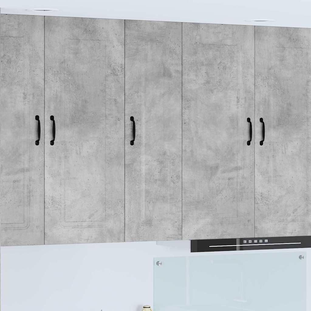 vidaXL Küchenwandschrank Beton Grau 30 x 31 x 100 cm Holzwerkstoff