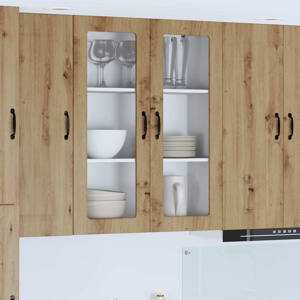 vidaXL Küchenwandschrank Artisan-Eiche 80 x 31 x 100 cm Holzwerkstoff