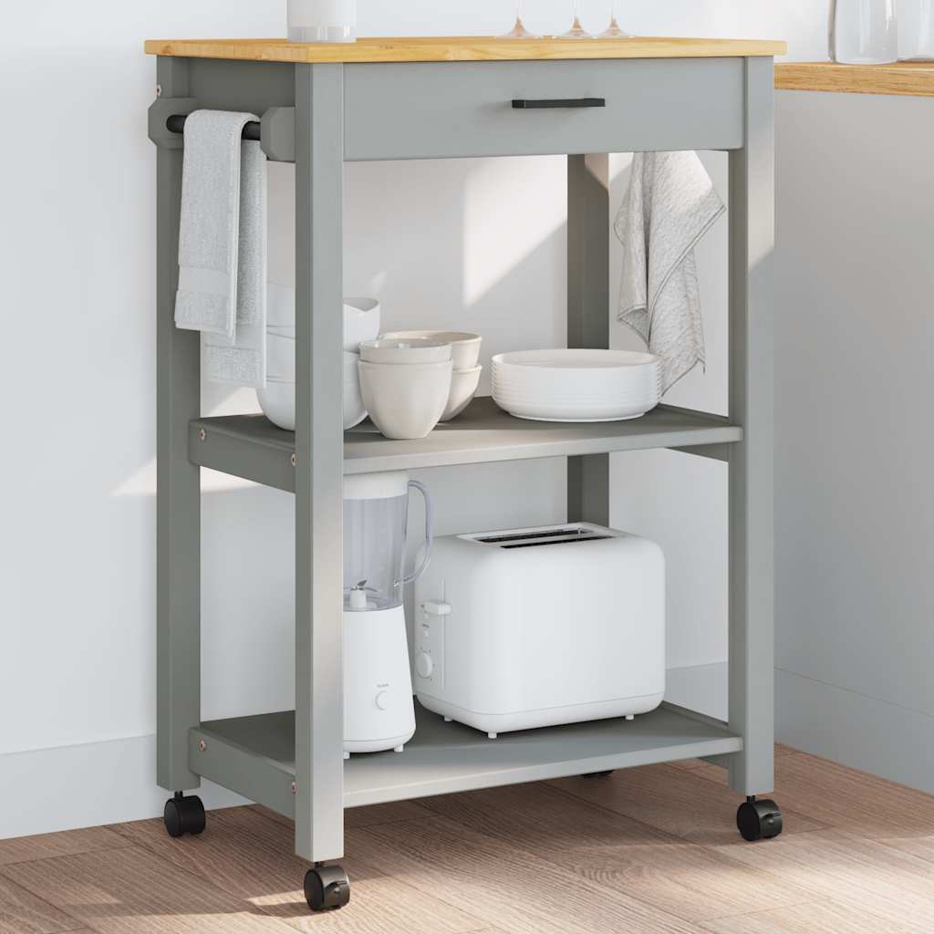 vidaXL Küchenwagen MONZA 60x40x88,5 cm Massivholz Kiefer