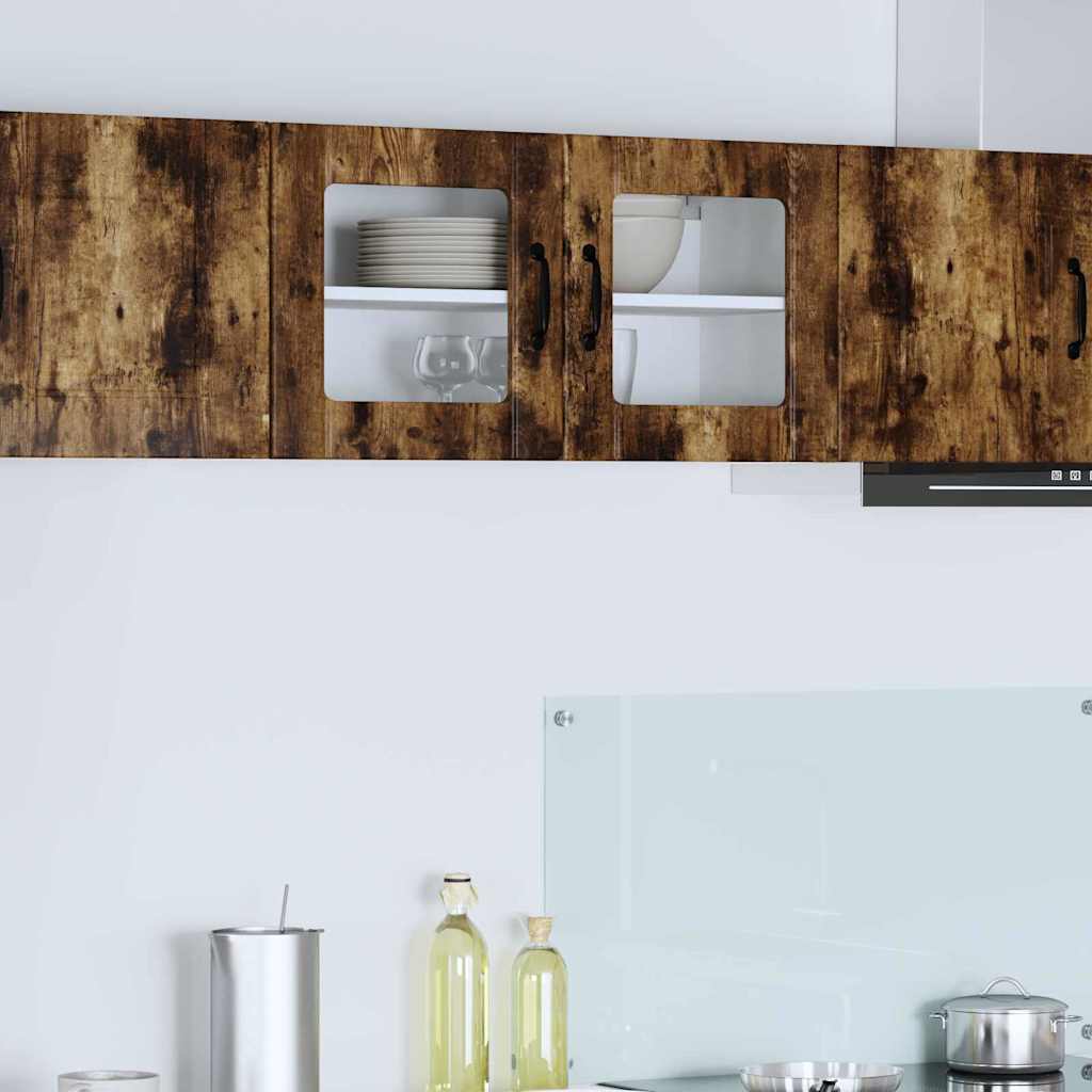 vidaXL Küchenschrank Geräucherte Eiche 80 x 31 x 40 cm Holzwerkstoff