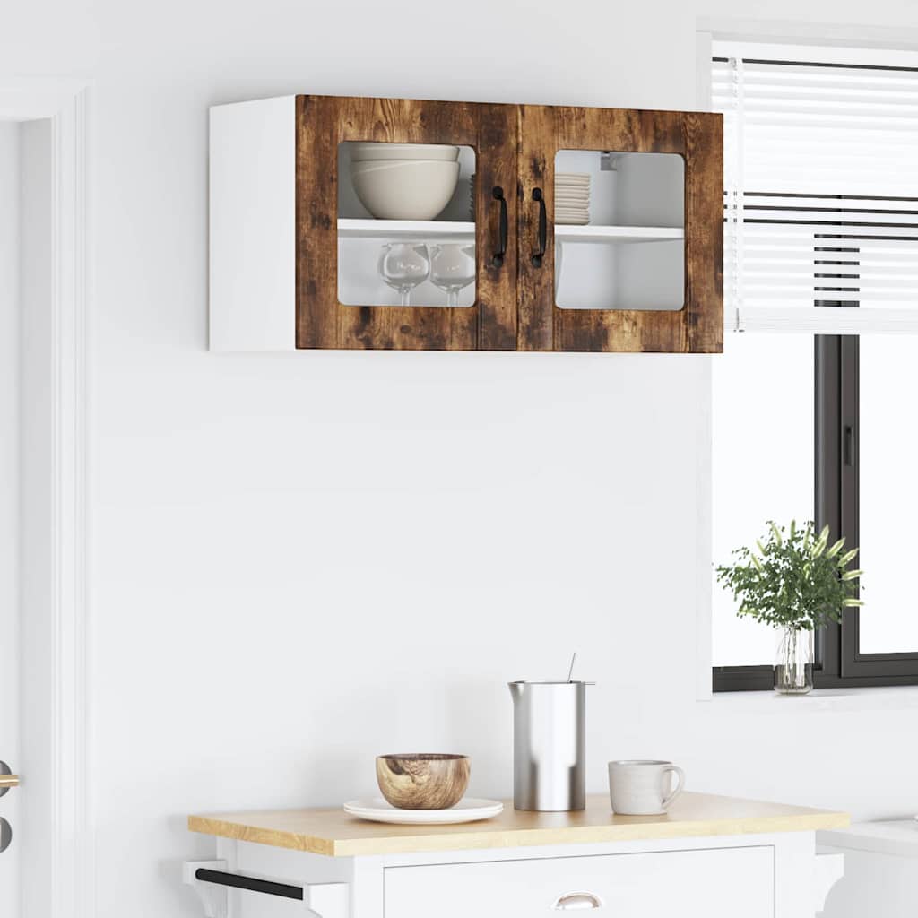 vidaXL Küchenschrank Geräucherte Eiche 80 x 31 x 40 cm Holzwerkstoff - Image 4