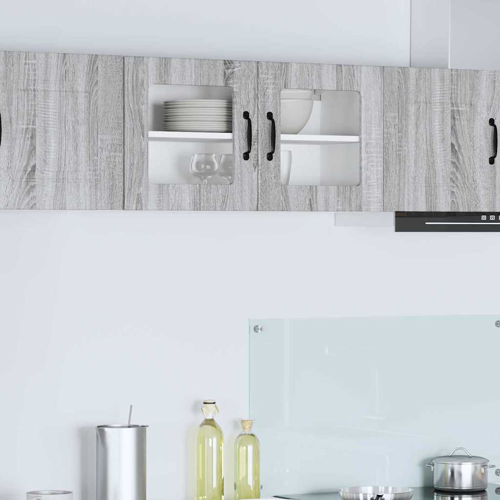 vidaXL Küchenschrank Graues Sonoma 80 x 31 x 40 cm Holzwerkstoff