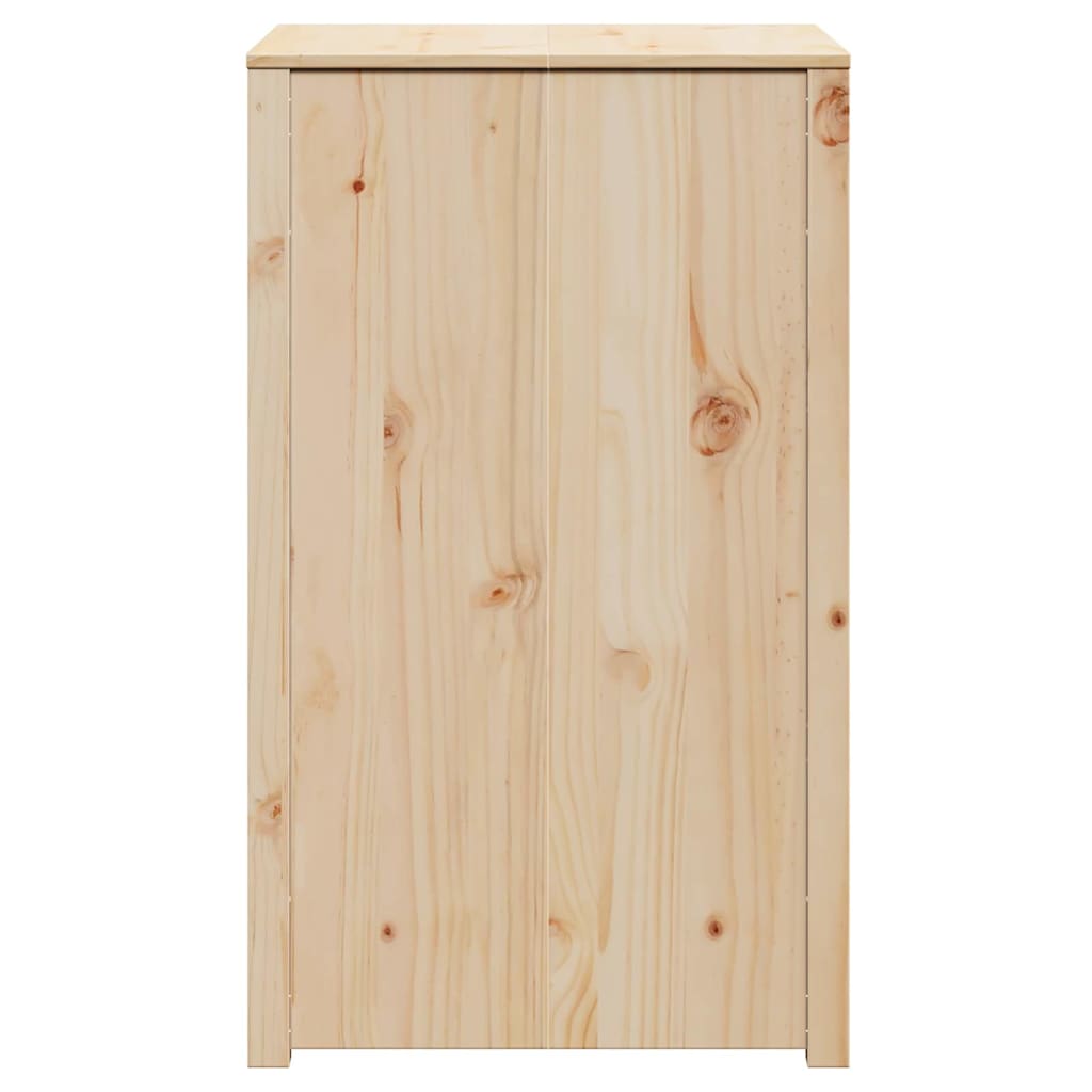 vidaXL Küchenschrank mit Regal Braun 55 x 55 x 92 cm Massivholz Kiefer - Image 6