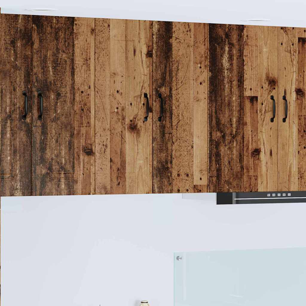 vidaXL Küchenwandschrank mit Tür Altholz 60 x 31 x 80 cm Holzwerkstoff