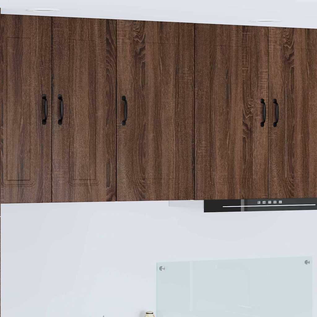 vidaXL Küchenwandschrank mit Regal Braun Eichen-Optik 40 x 31 x 80 cm