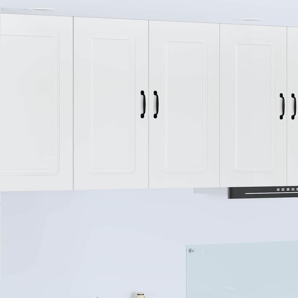 vidaXL Küchenwandschrank Hochglanz Weiß 80 x 31 x 80 cm Holzwerkstoff