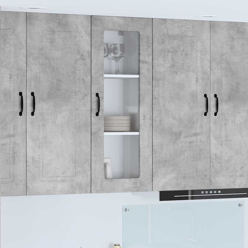 vidaXL Küchenwandschrank Beton Grau 40 x 31 x 100 cm Holzwerkstoff