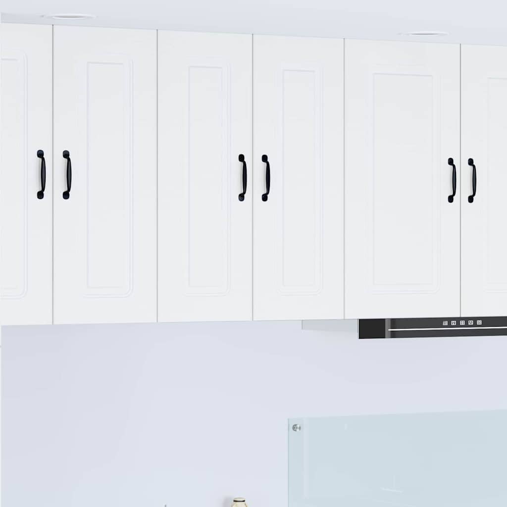 vidaXL Küchenwandschrank mit Regal Weiß 60 x 31 x 80 cm Holzwerkstoff