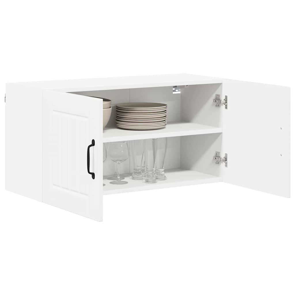 vidaXL Küchenschrank Hochglanz Weiß 80 x 31 x 40 cm Holzwerkstoff - Image 3