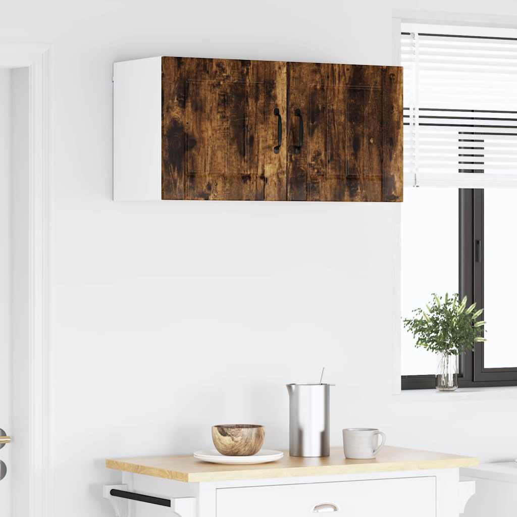 vidaXL Küchenschrank Geräucherte Eiche 80 x 31 x 40 cm Holzwerkstoff - Image 4