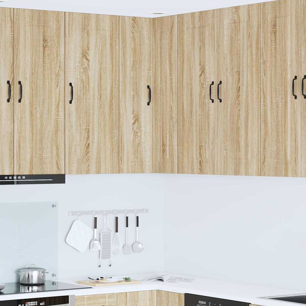 vidaXL Küchenwandschrank Sonoma-Eiche 57 x 57 x 100 cm Holzwerkstoff