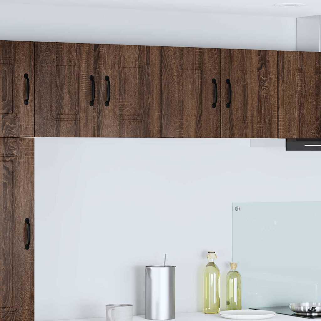 vidaXL Küchenwandschrank 2 pcs Braun Eichen-Optik 60 x 31 x 40 cm