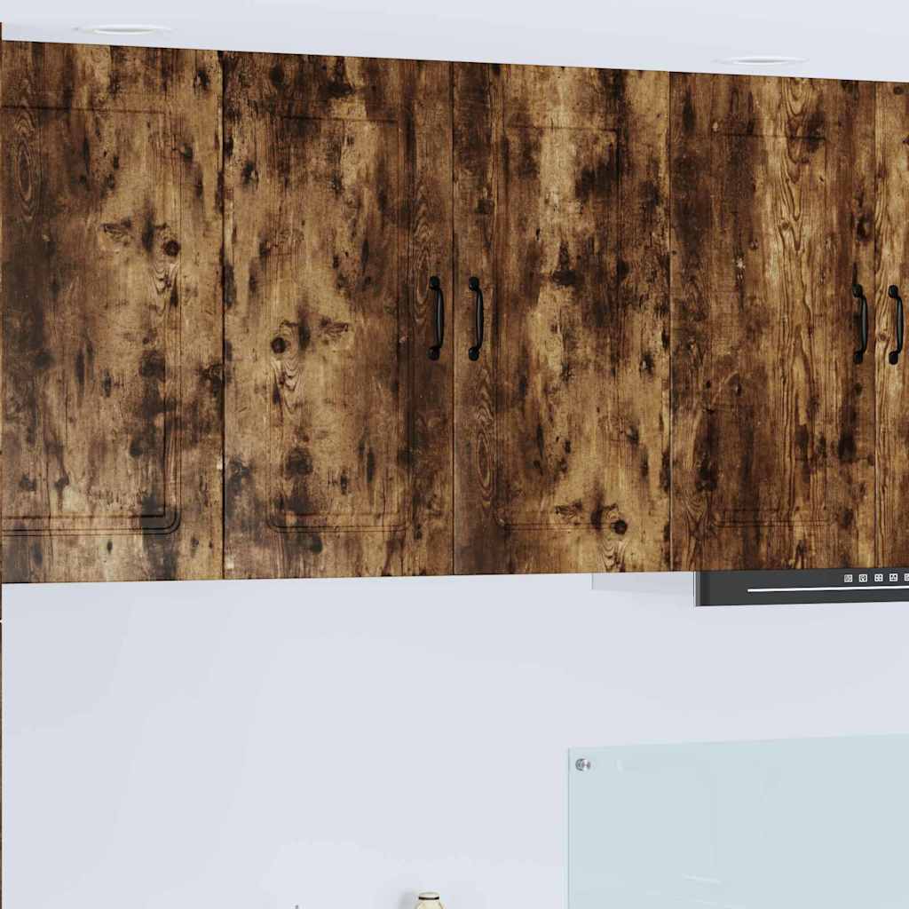 vidaXL Küchenwandschrank mit Regal Geräucherte Eiche 80 x 31 x 80 cm