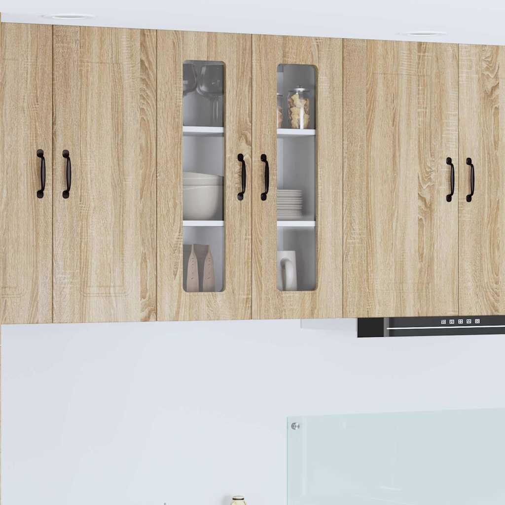 vidaXL Küchenwandschrank Sonoma-Eiche 60 x 31 x 80 cm Holzwerkstoff
