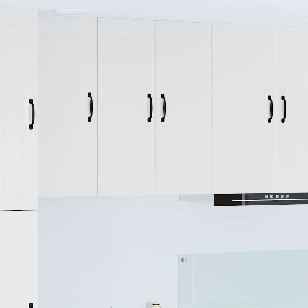 vidaXL Küchenschrank Hochglanz Weiß 60 x 31 x 80 cm Holzwerkstoff