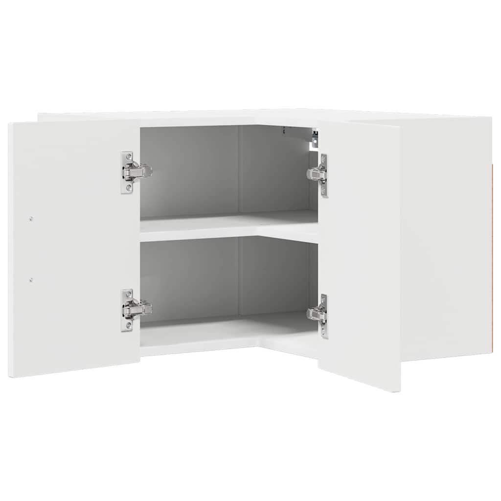 vidaXL Küchenschrank mit Regal Weiß 57 x 57 x 40 cm Holzwerkstoff - Image 5