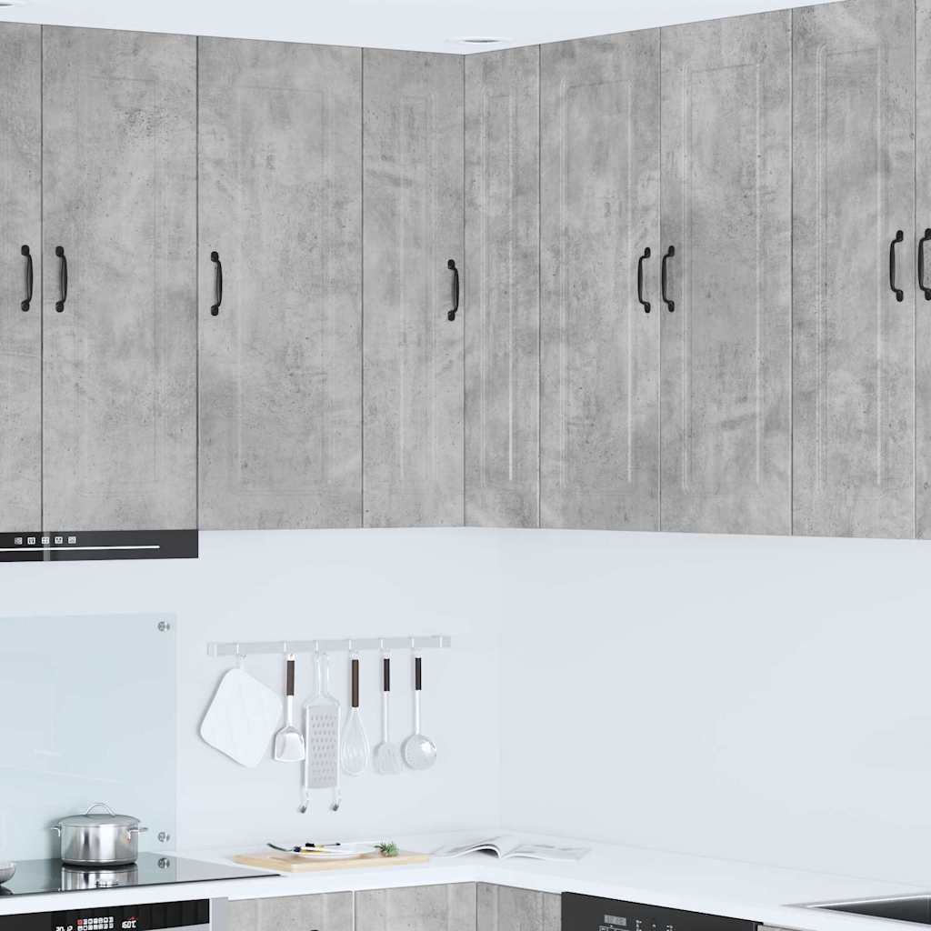 vidaXL Küchenwandschrank Beton Grau 57 x 57 x 100 cm Holzwerkstoff