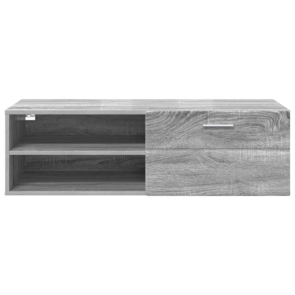 vidaXL Holzschrank Graues Sonoma 100,5 x 39 x 30 cm Holzwerkstoff - Image 6